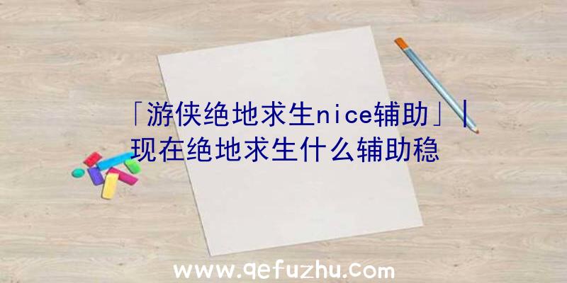 「游侠绝地求生nice辅助」|现在绝地求生什么辅助稳